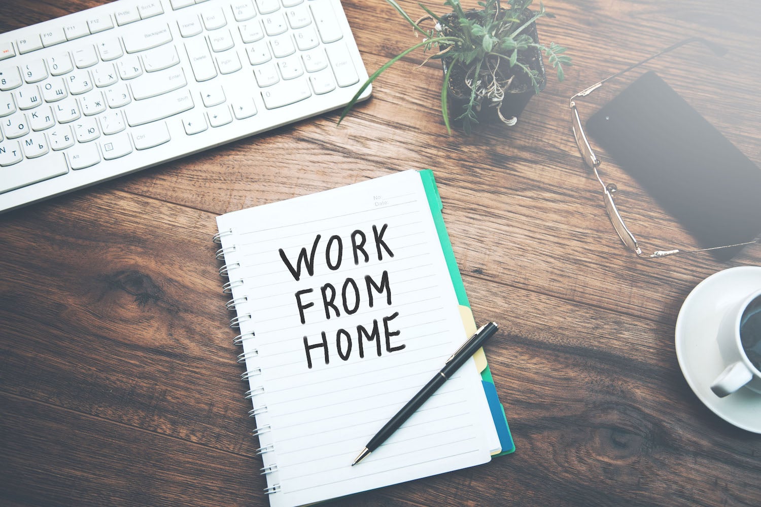 notebook written work from home text | Sayers