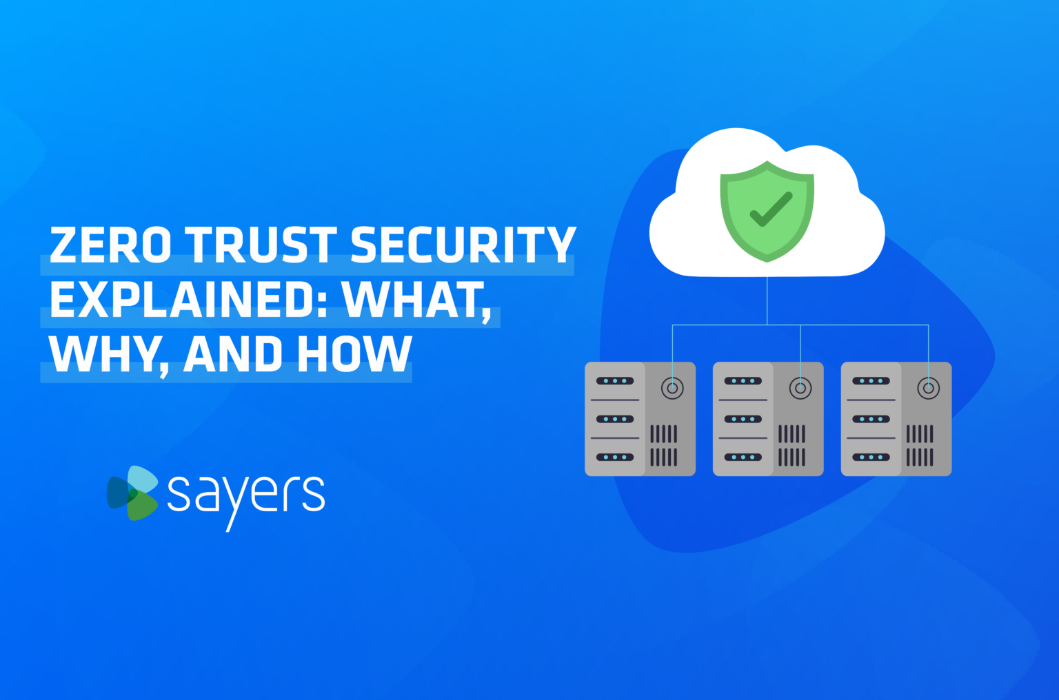 What is the ZeroTrust Security Model? Sayers